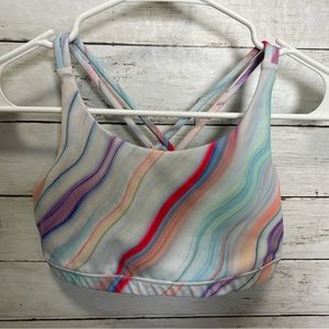 Athleta Girl Rainbow Swirl Sports Bra